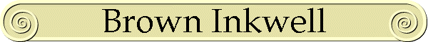 Brown Inkwell